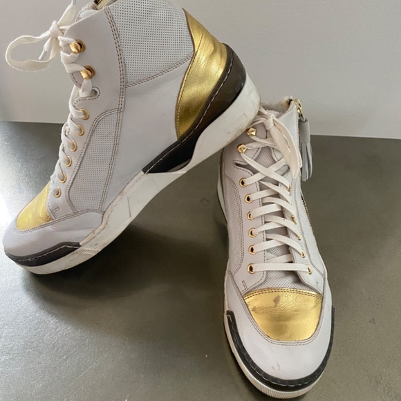 Braccialini hightop tennis shoes size 41 - Picture 3 of 6